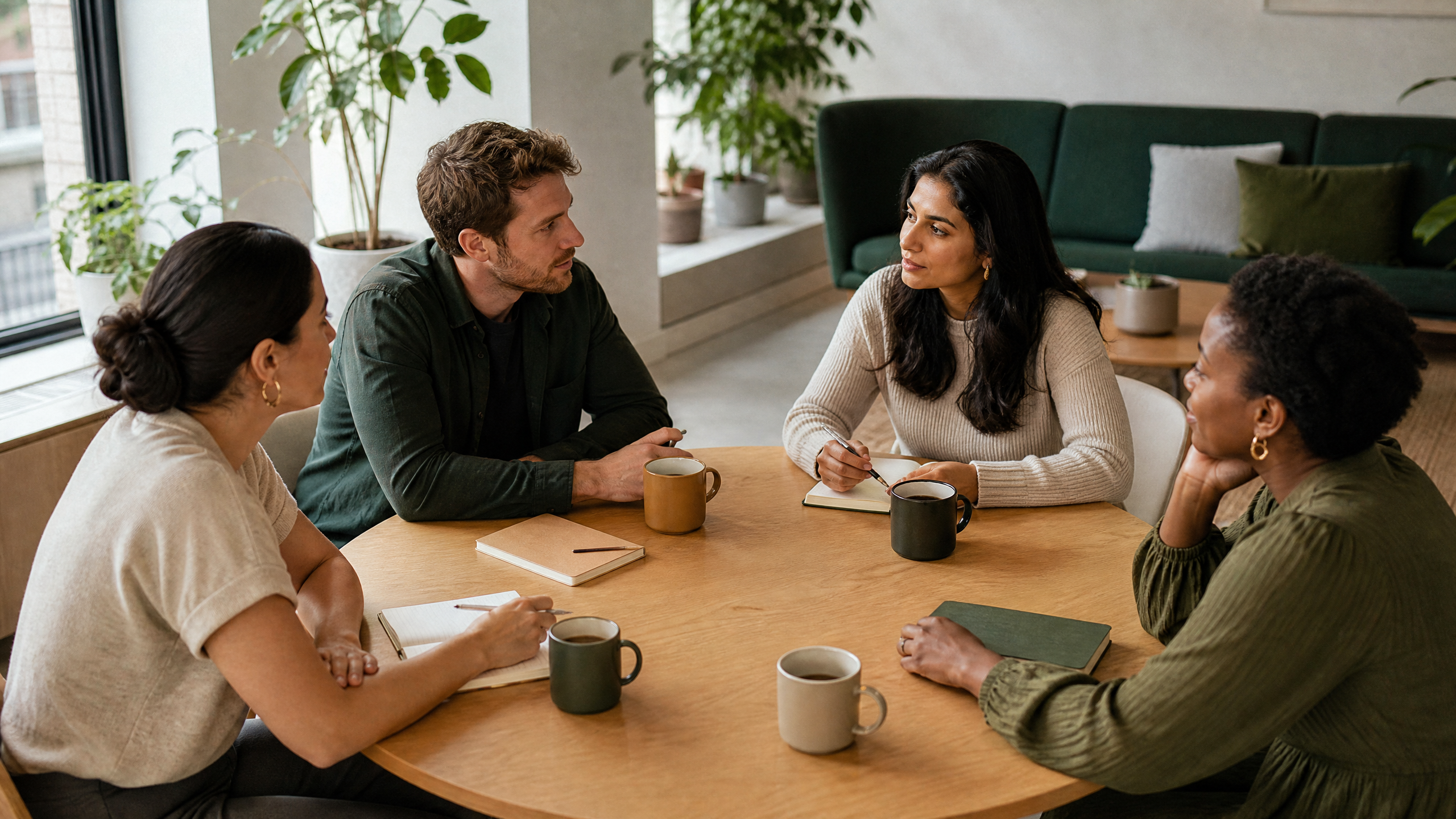 A team making space to learn from one another